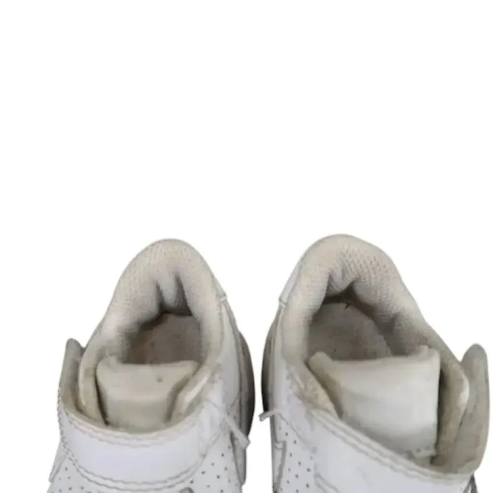 Nike Shoes Baby 4 Sneaker Son Of Force Toddler Basketball Perforated White Strap - Picture 4 of 12